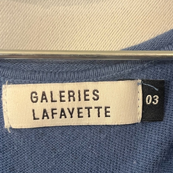 Galeries Lafayette Sweater Top Pock a Dot Size 03 S/M - Picture 2 of 7